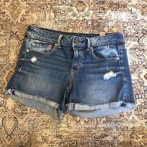 American eagle denim shorts